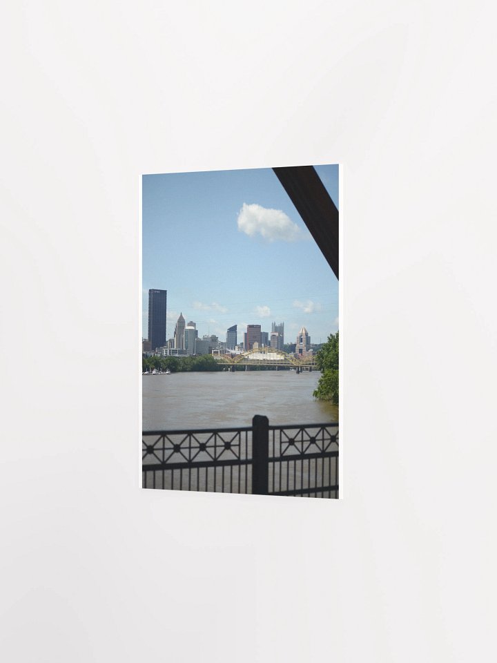 Pittsburgh - from Herr's Island Bridge - print/poster product image (2)