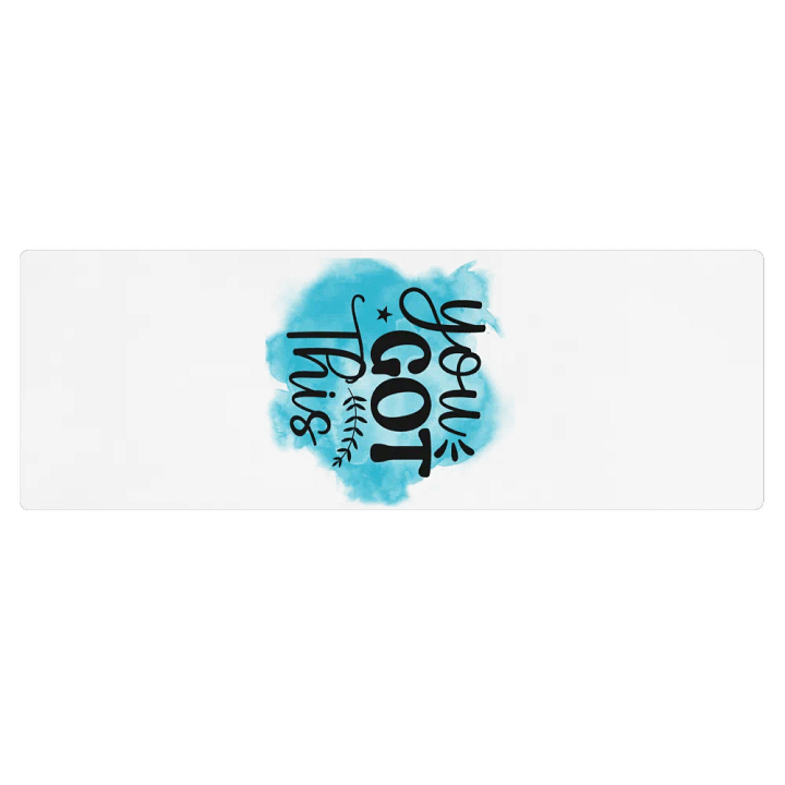 Elegant 'You Got This' Yoga Mat product image (1)