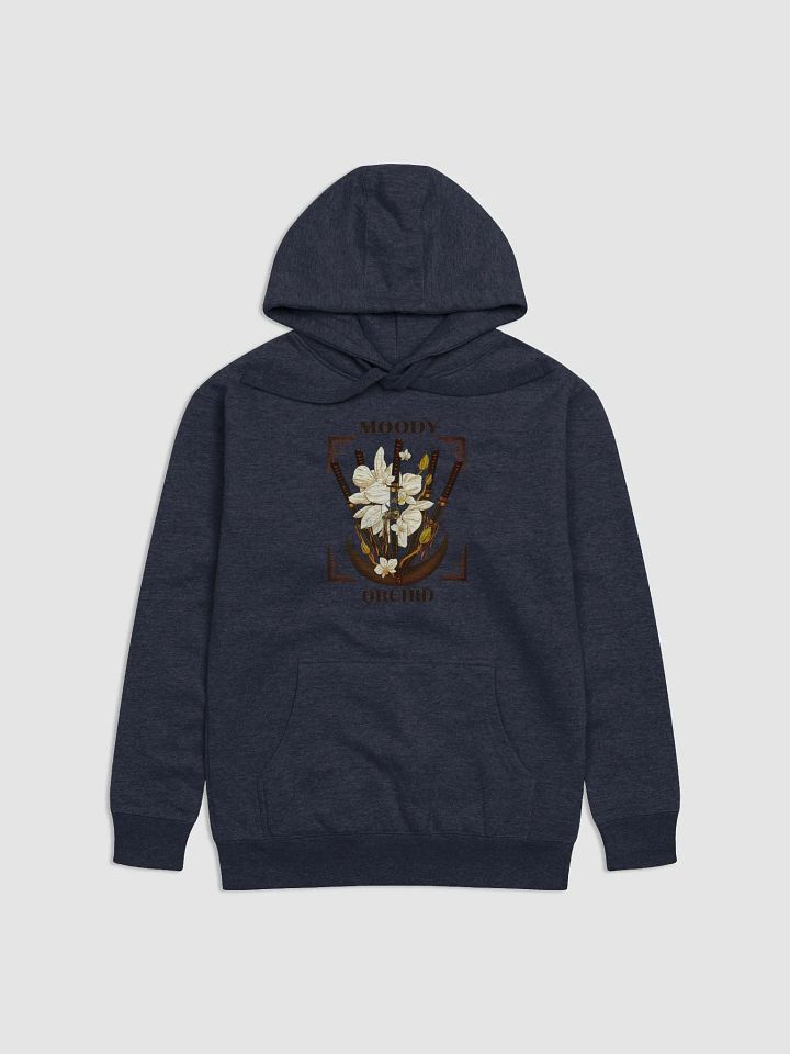 Bronze Japanese Katana & Orchids Pullover Hoodie product image (1)