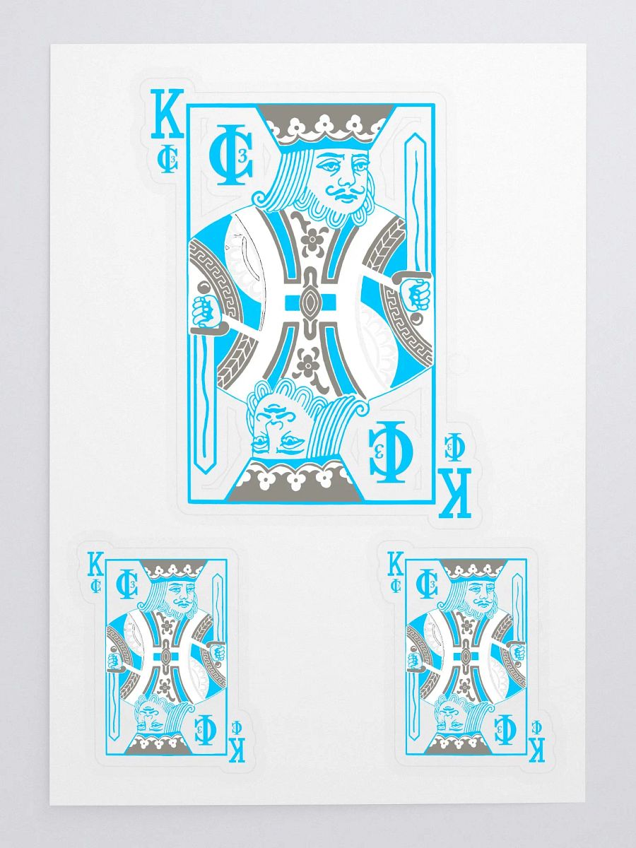 The Ic3 King Stickers - White product image (3)