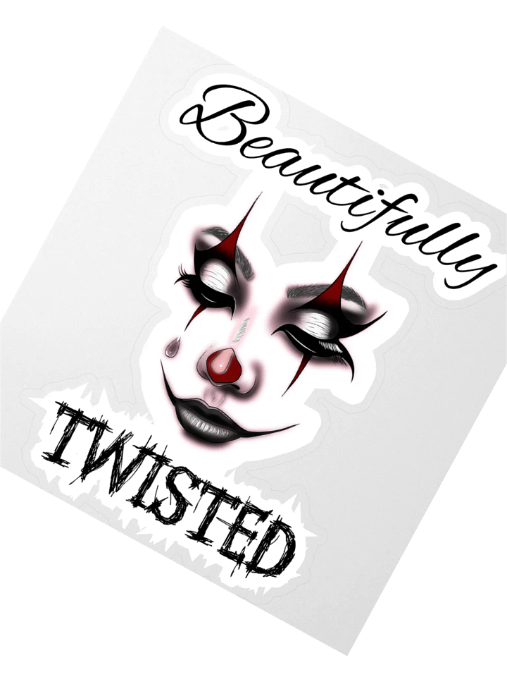 Beautifully Twisted Kiss-Cut Stickers - With Words product image (4)