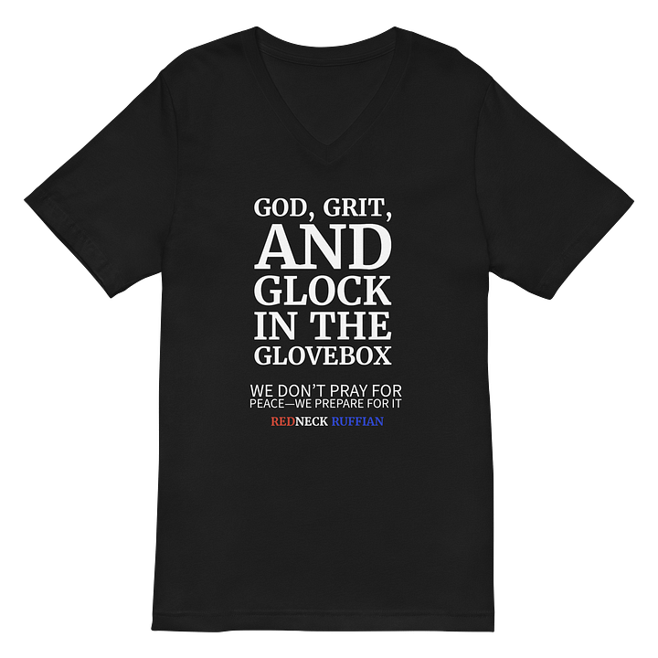 God Grit & Glock v-neck product image (2)