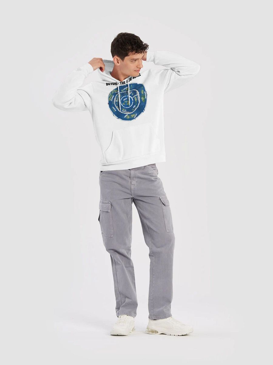 Premium Supersoft Hoodie Beyond The Ice Wall Map product image (8)