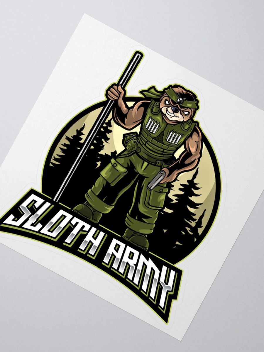 SlothArmy Kiss-Cut Sticker product image (2)