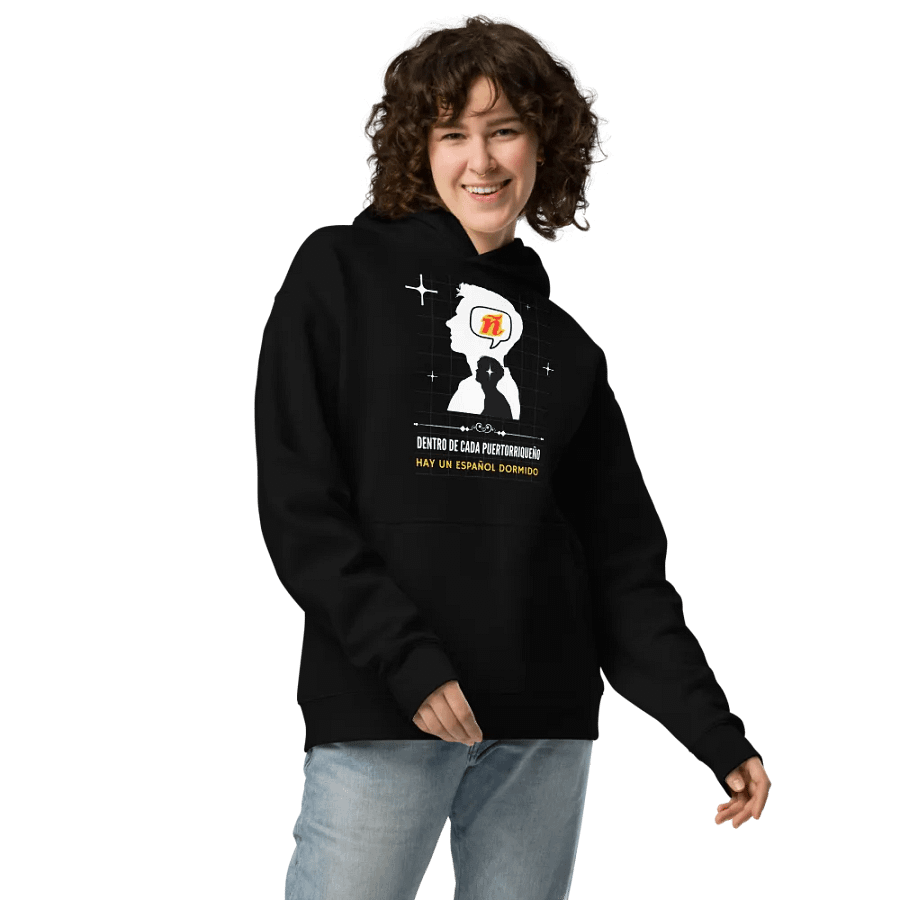 Sudadera con capucha negra - Español Dormido product image (3)
