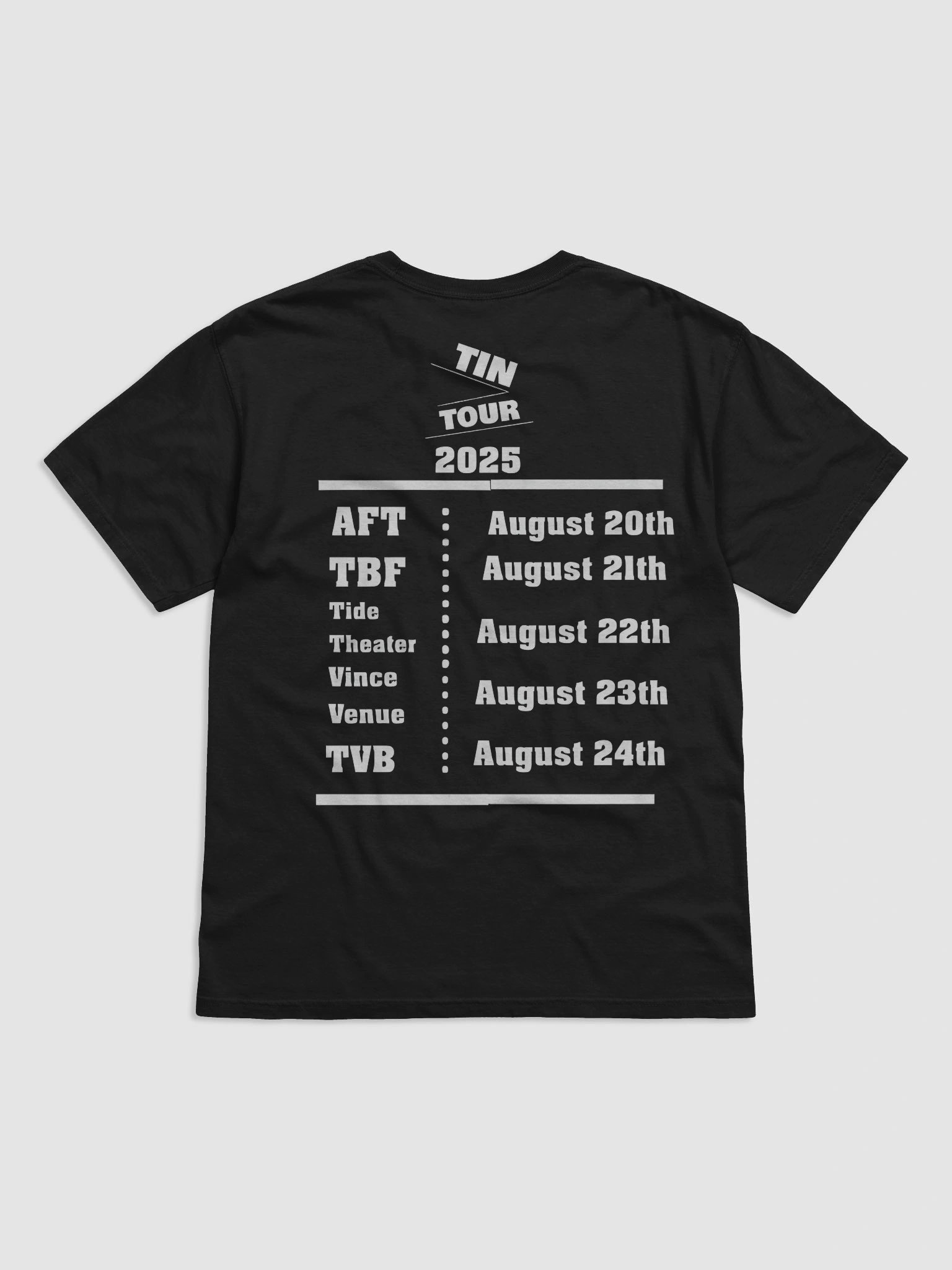 Tin tour tee product image (2)