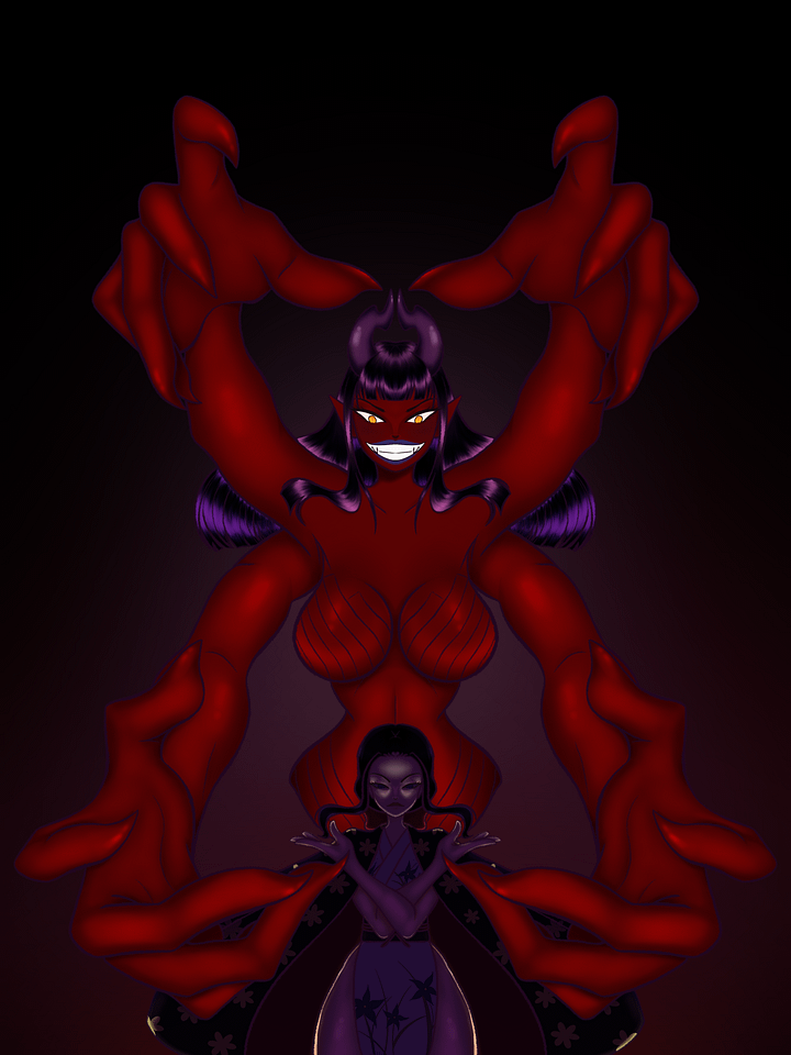Demon Robin Print product image (1)