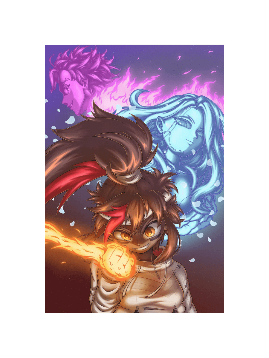 (12" x 18") Juliette, Kai & Estelle Print product image (4)