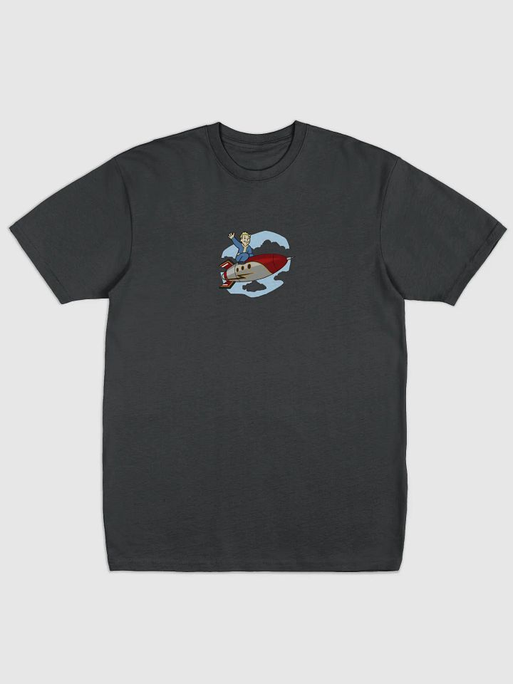 Fallout 76 Rocket Vault Boy Vault-Tec T-Shirt product image (1)