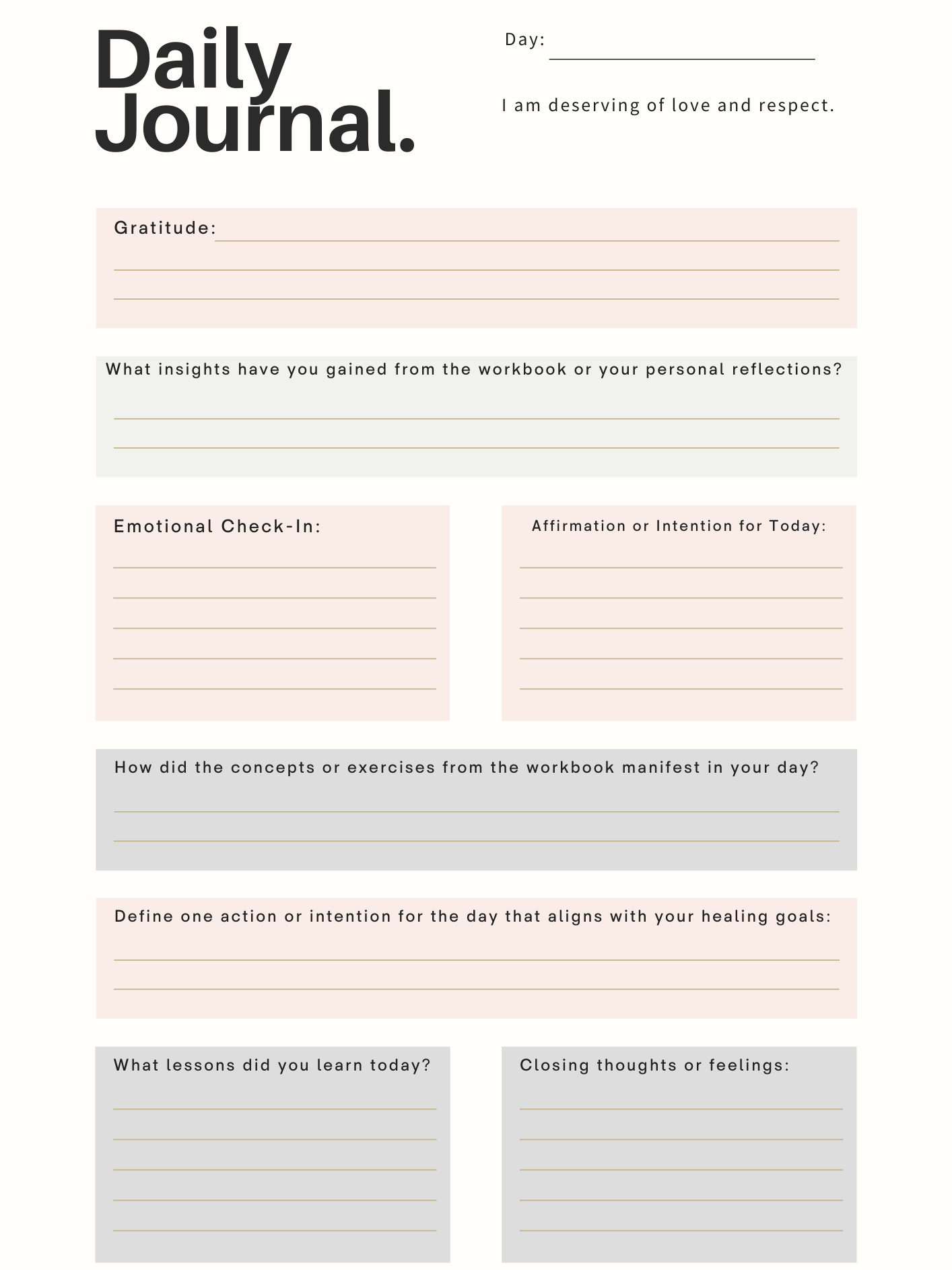 Self Worth Workbook product image (3)