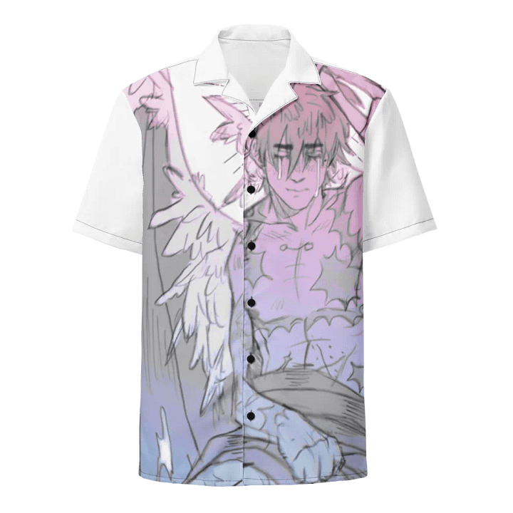 ANGEL ALL-OVER COLLARED SHIRT product image (1)