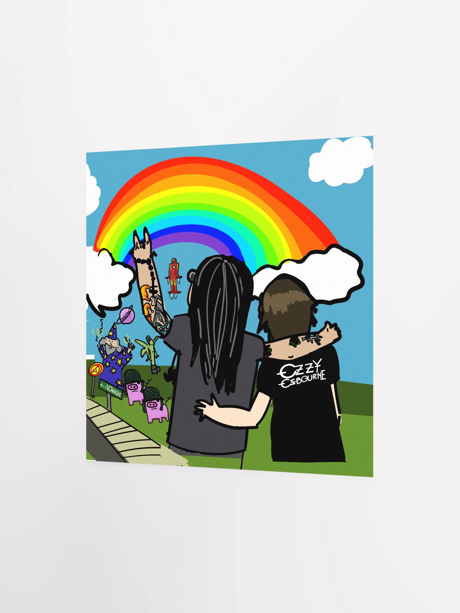 Rainbow Bond Poster product image (10)
