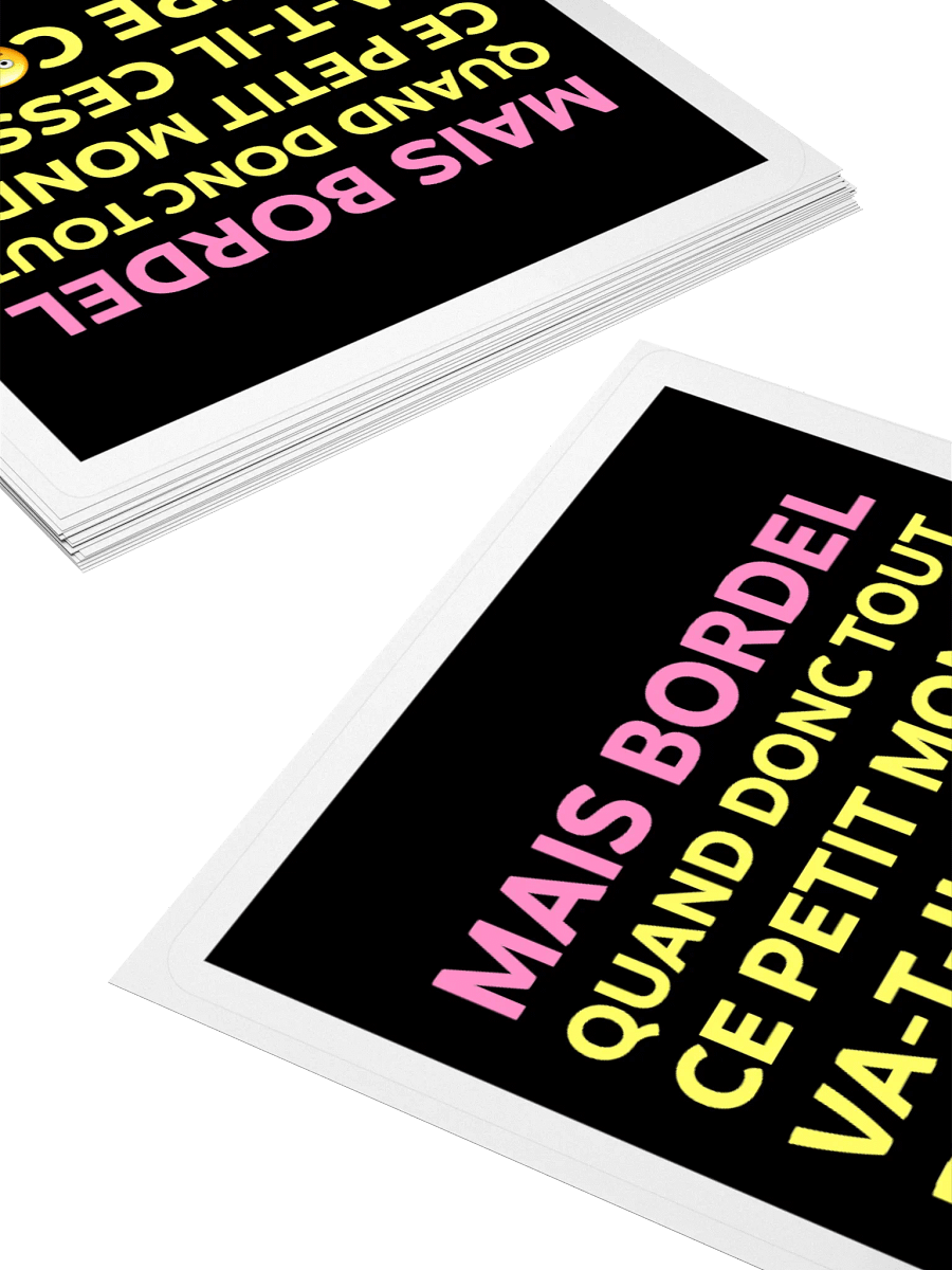 Mais Bordel • Dumb & Dumber Edition Sticker product image (4)