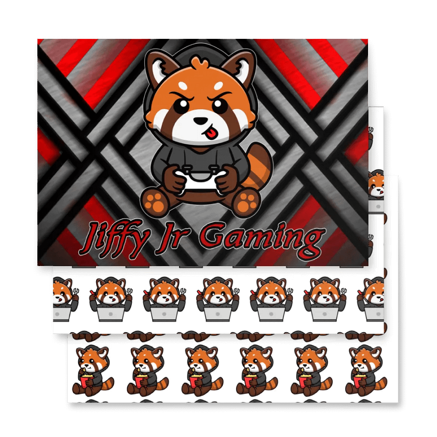 Red Panda Logo Wrapping Paper Set product image (4)