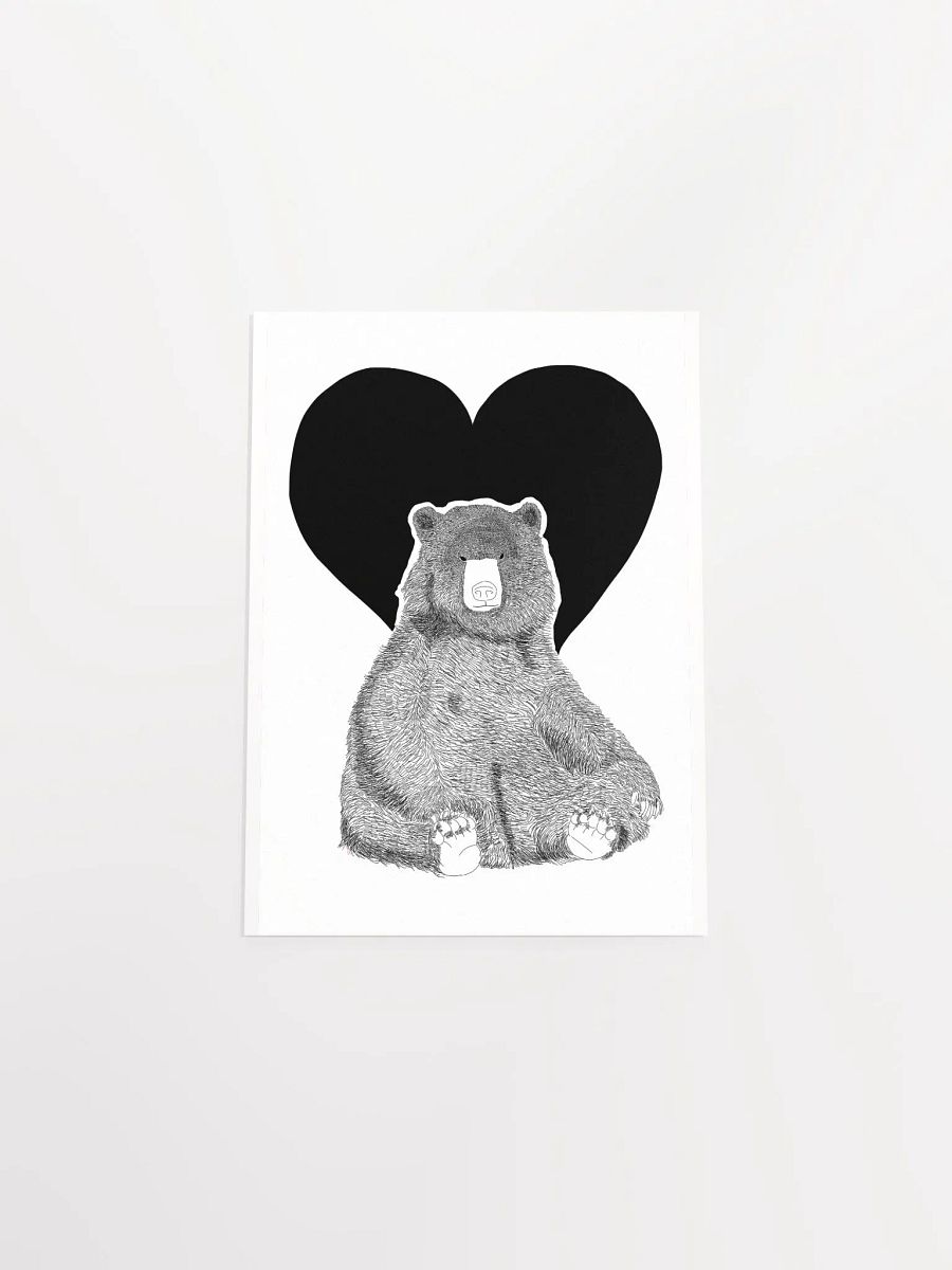 Valentine's Bear Art Print product image (49)
