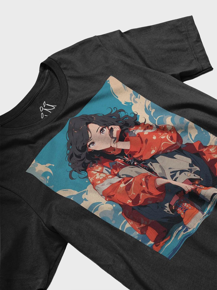Woman in the Ocean: Light Beige Style T-Shirt product image (15)
