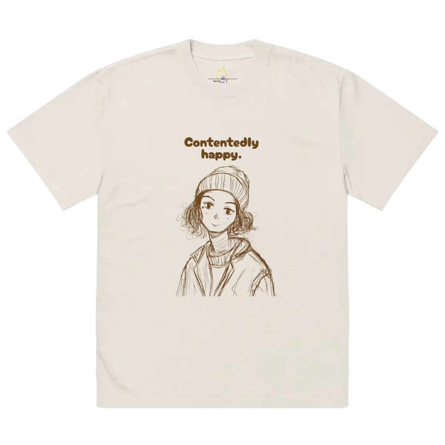 Contentedly Happy Beanie Tee product image (21)