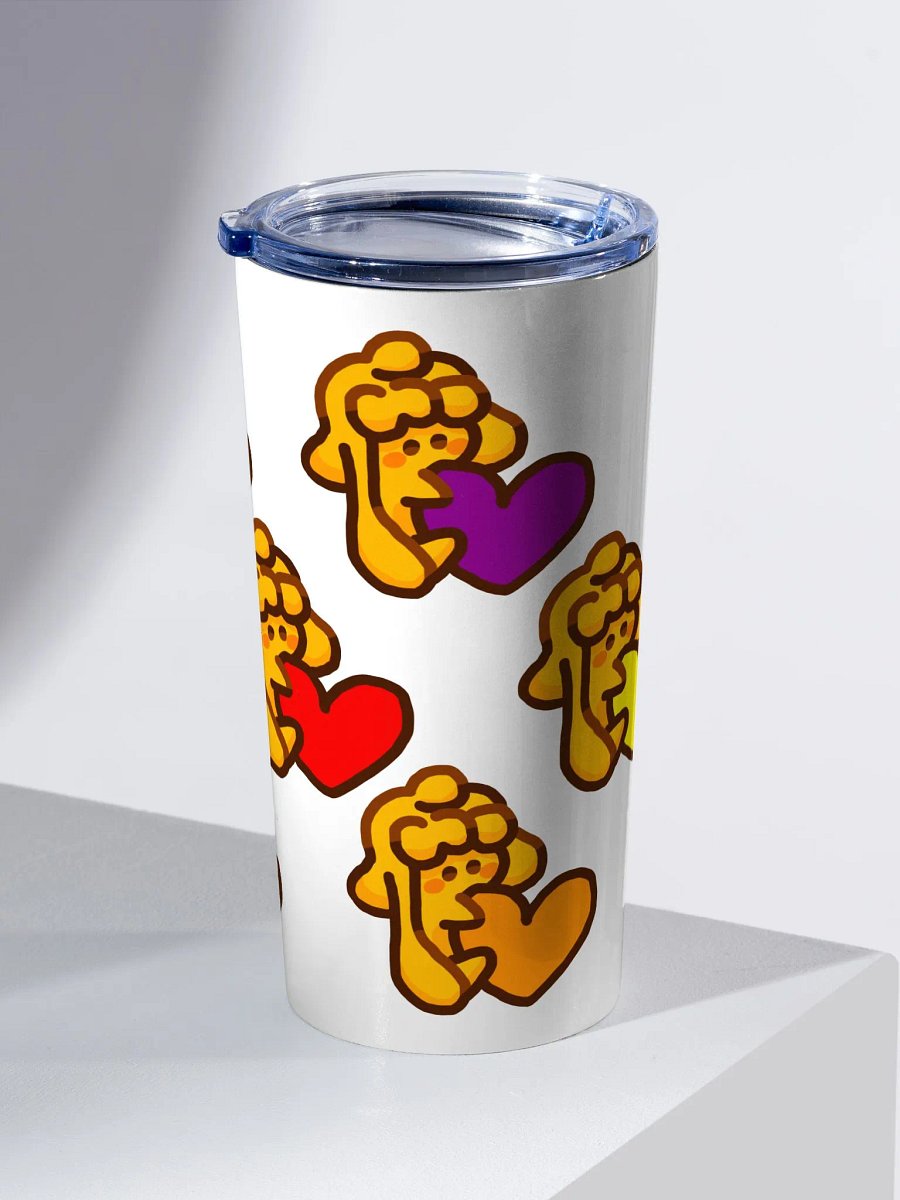honeyy rainbow heart tumbler product image (2)