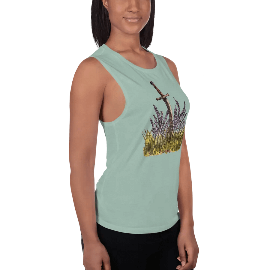 Lavender & Sword print Tanktop product image (5)