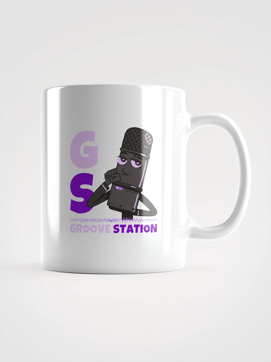 White Glossy Mug - Groove Station product image (2)