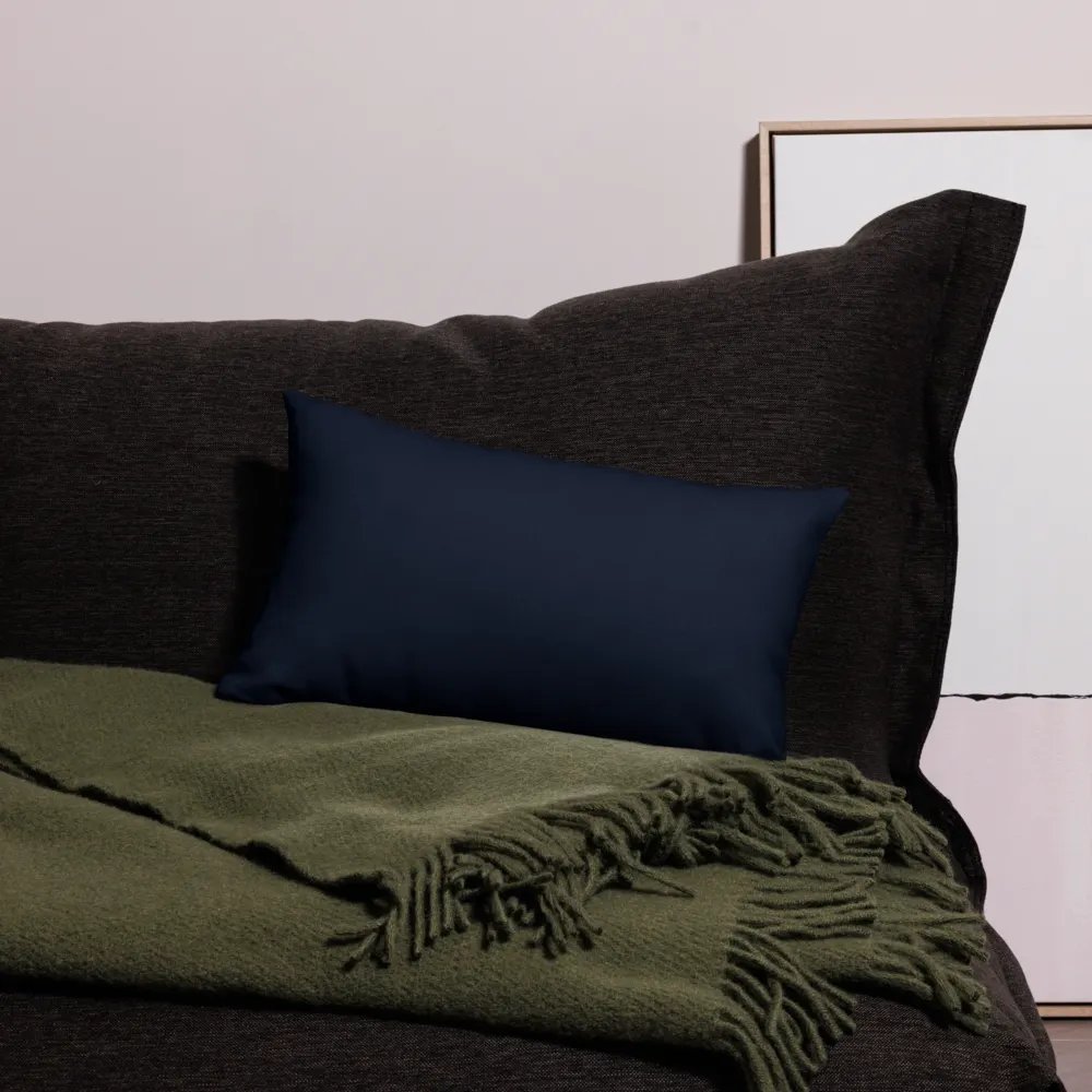 Blue Color Block Pillow Case product image (9)