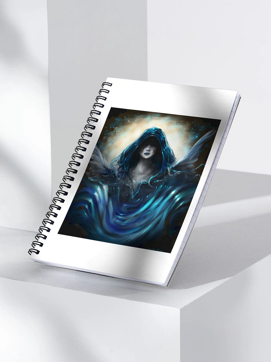 Blue fairy spiral notebook product image (4)