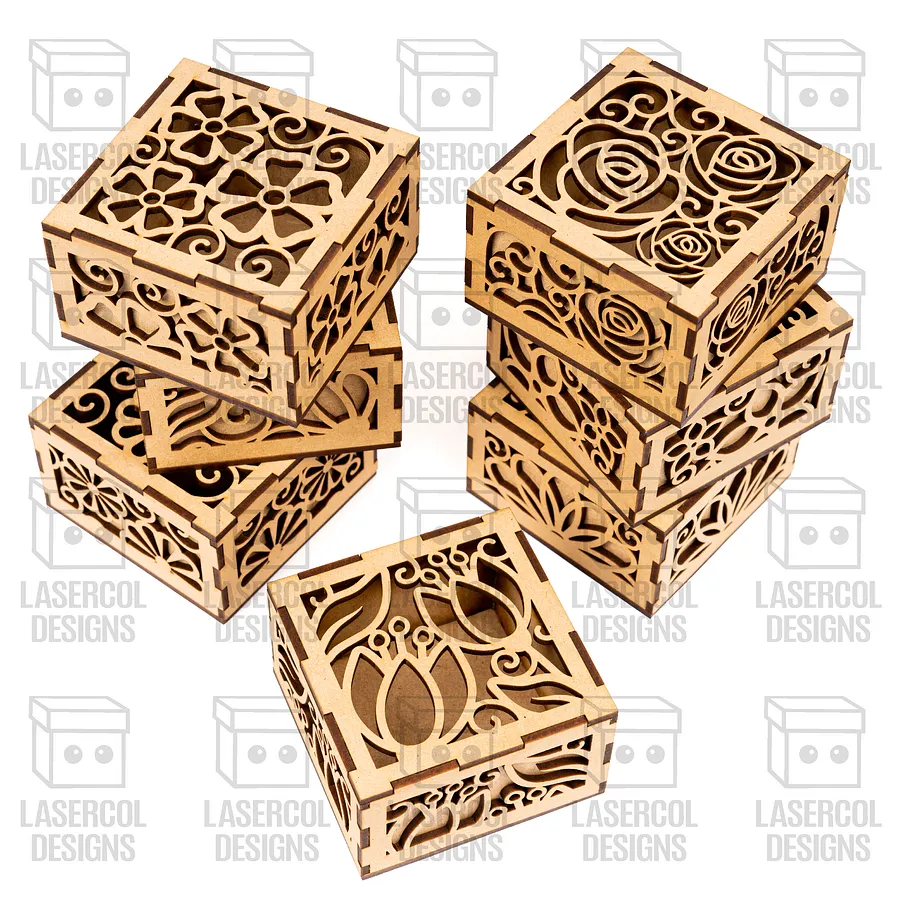 10 Boxes Set 1 (2 Sizes) - Laser Cut Files product image (10)