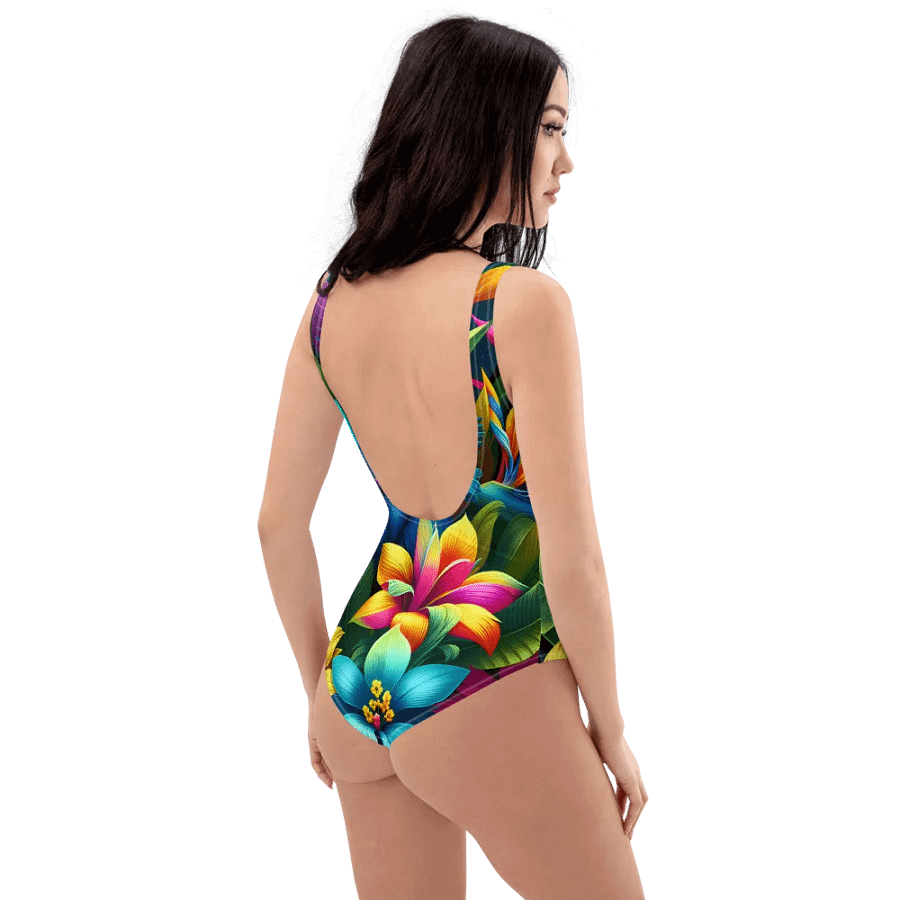 Vibrant Tropical Paradise One-Piece product image (4)