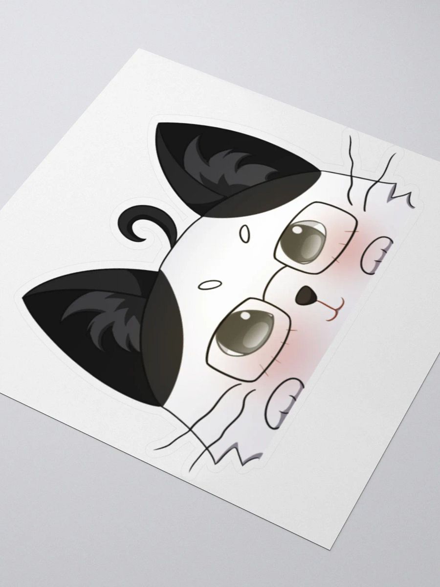 JPAG_Grey cat Lurk emote sticker product image (3)