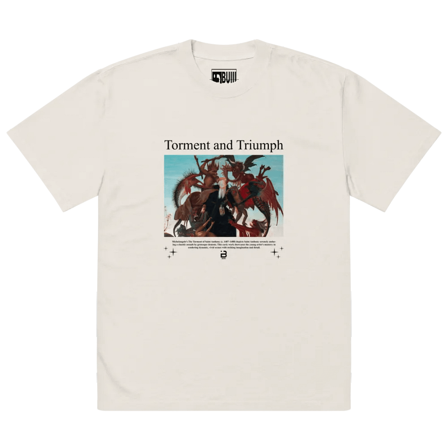 Torment and Triumph - BUIII Remix Premium Oversized Faded T-Shirt - Black product image (3)