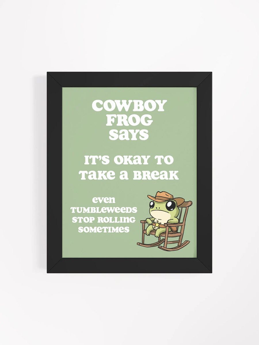 Cowboy Frog - Tumbleweeds Poster product image (2)