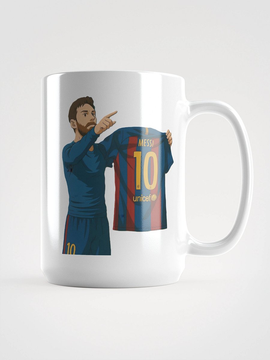 Glossy Mug - Lionel Messi Goal Celebration - Barcelona (Various Colours) product image (1)