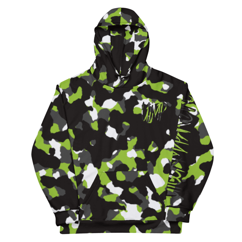 All-Over Print Hoodie - UTMP Abstract Camo Chest / Arm / Back product image (3)