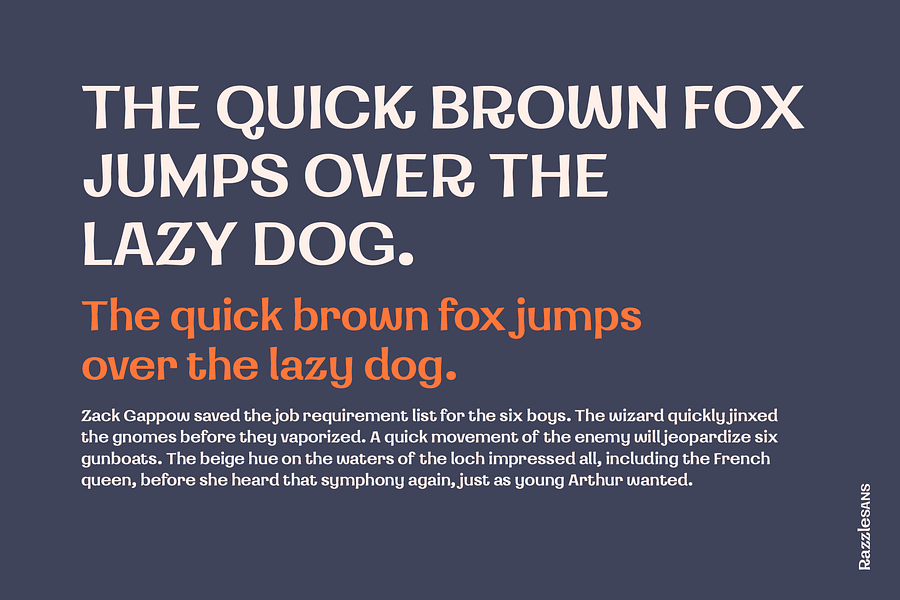 Razzle Sans | A Whimsical Sans Serif product image (5)