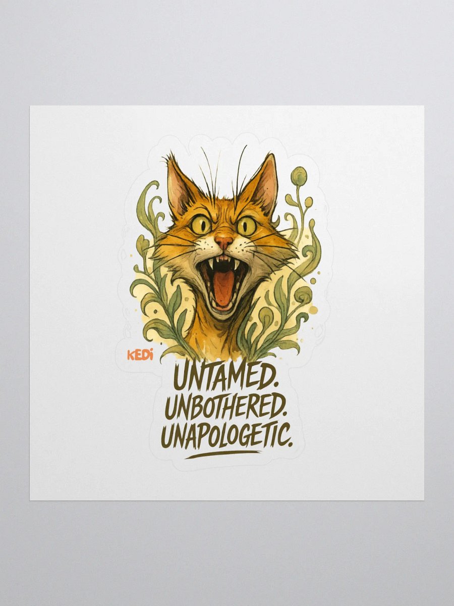 Untamed Cat Collection Kiss Cut Stickers product image (1)