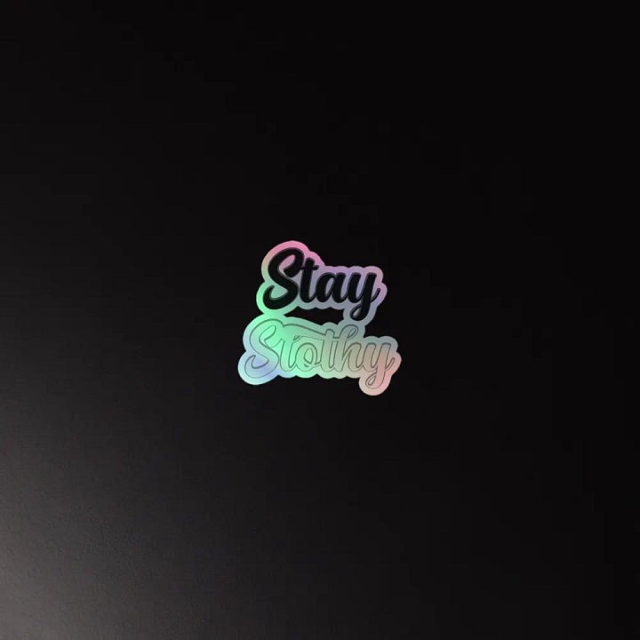 Slothy Holographic Sticker Set product image (4)