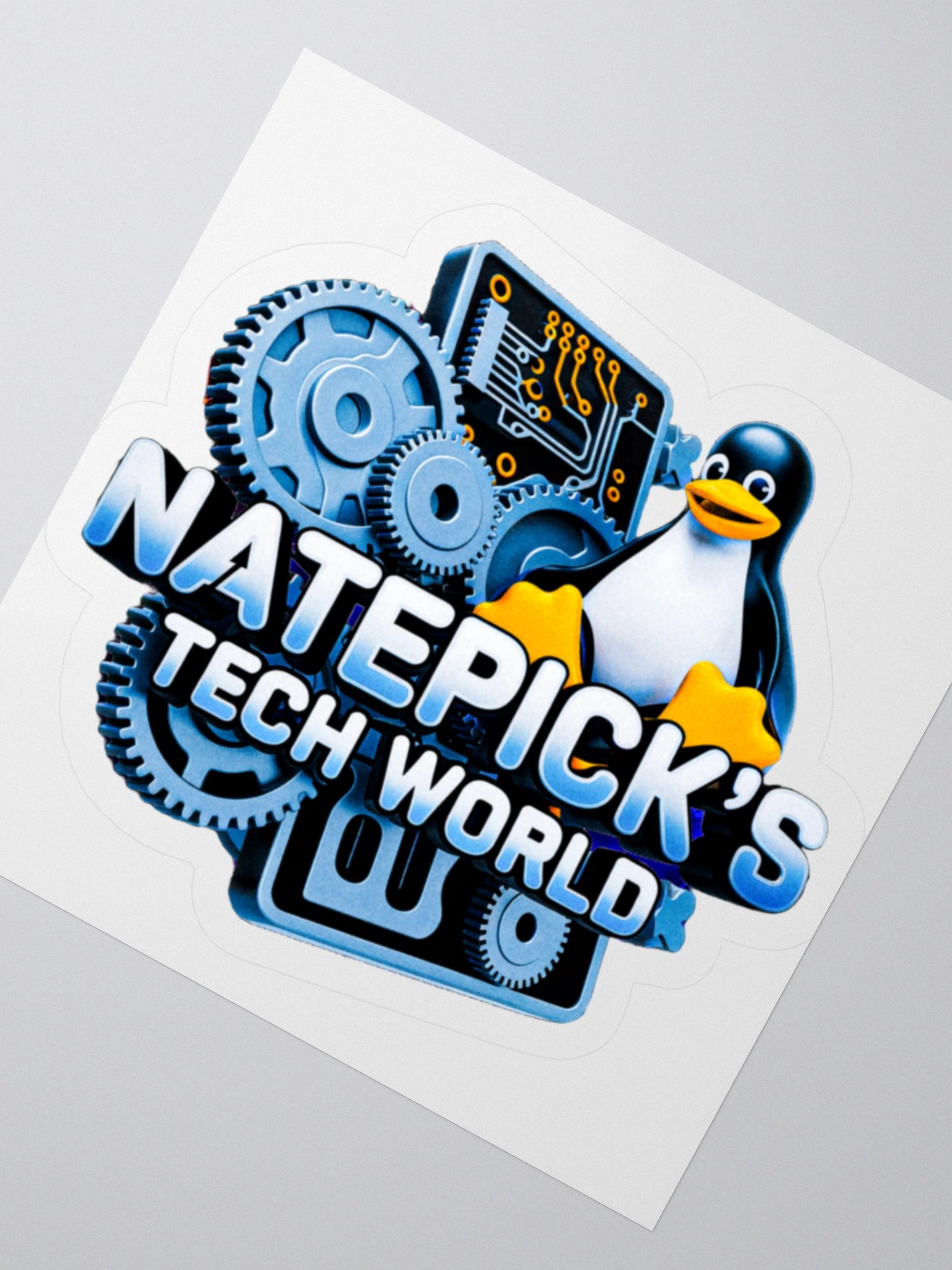 NatePick's Tech World Sticker product image (6)