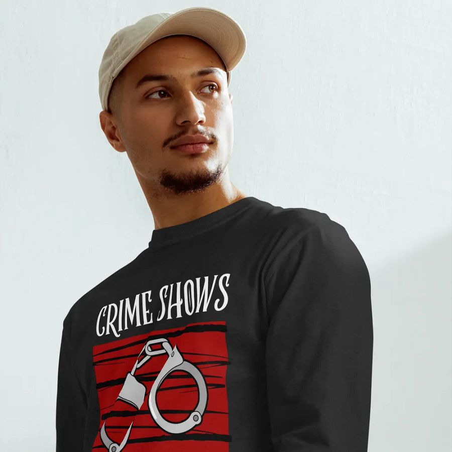 CrimeClothes Crime Shows & Comfy Clothes Long Sleeve T-Shirt product image (6)