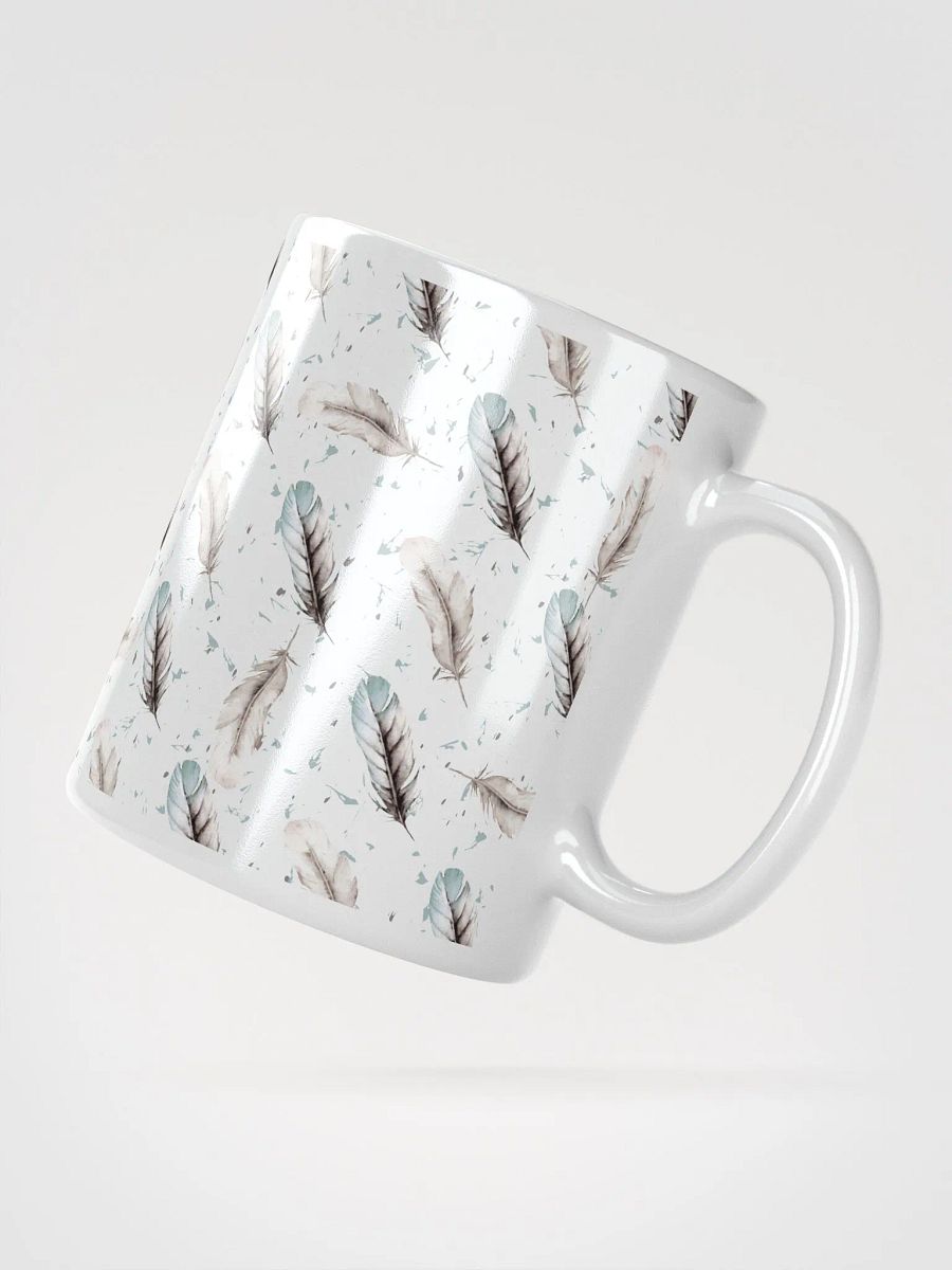 Feathered Dreams White Glossy Mug product image (3)