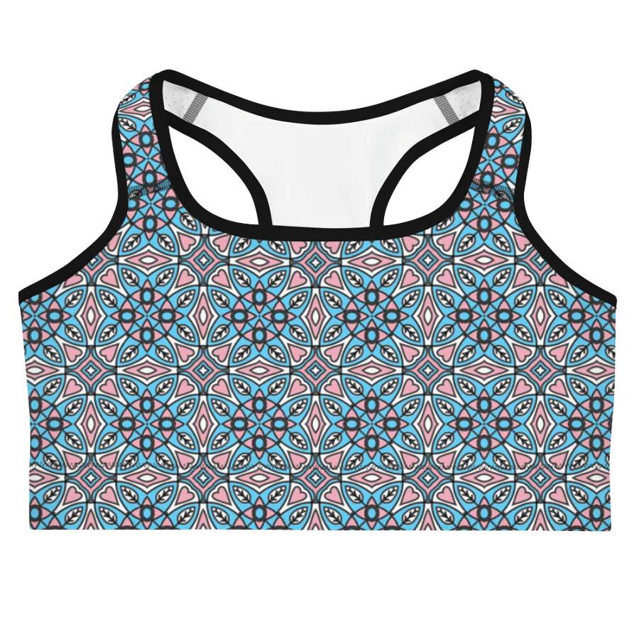 Trans Abstract (1) - Sports Bra product image (3)