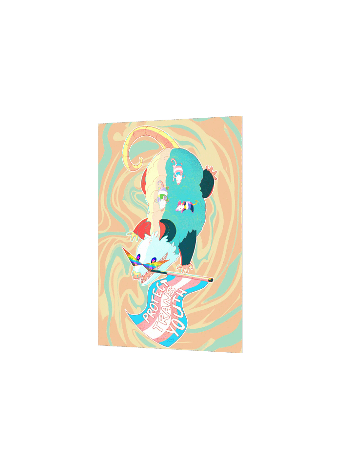 Protect Trans Youth Possum Print product image (4)