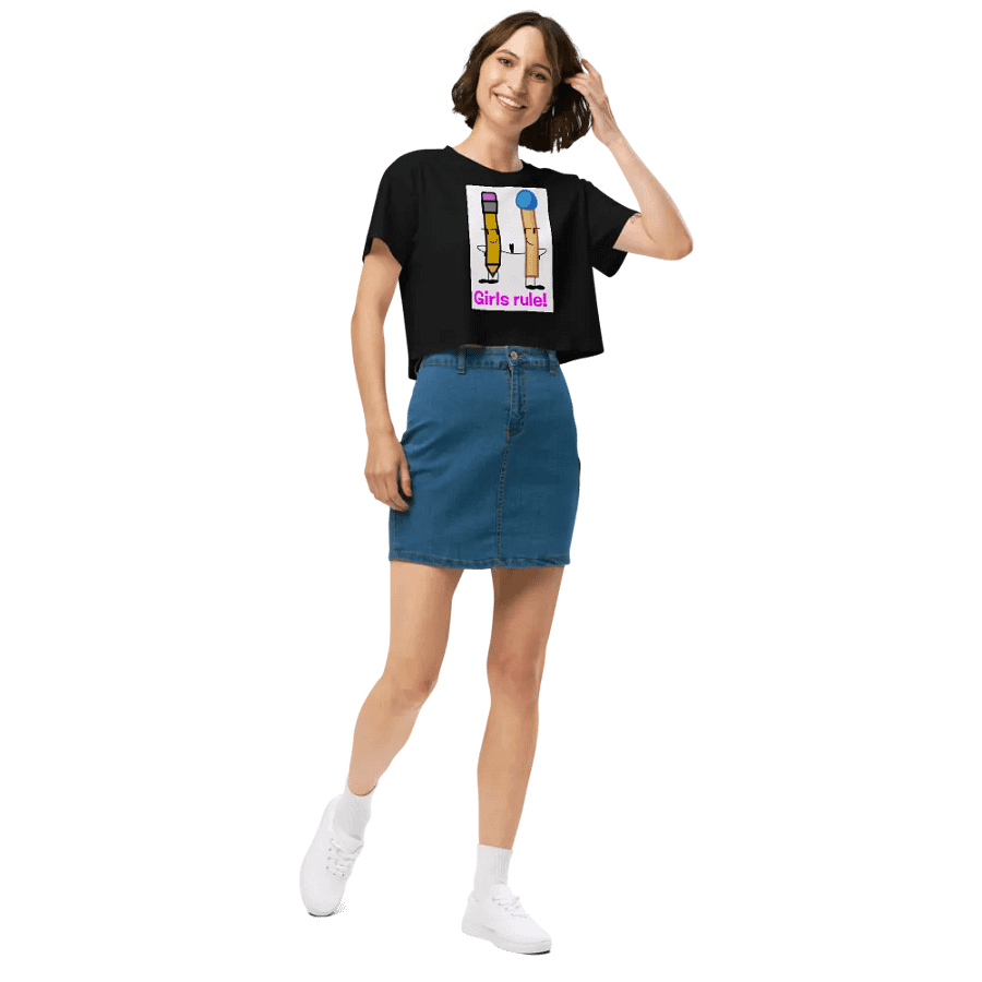Xfohv pencil and blue match croptop product image (5)