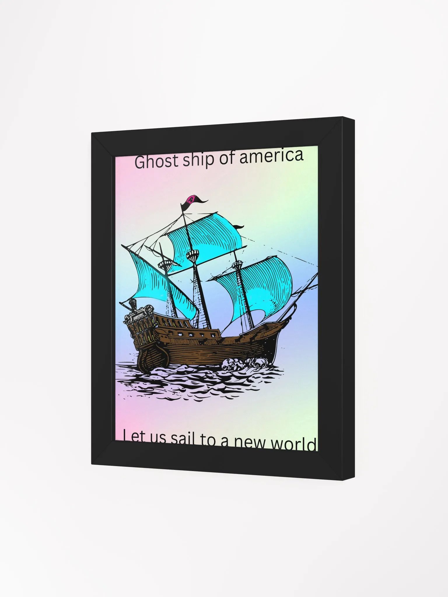 Pastel Pirate Adventure Framed Poster product image (66)