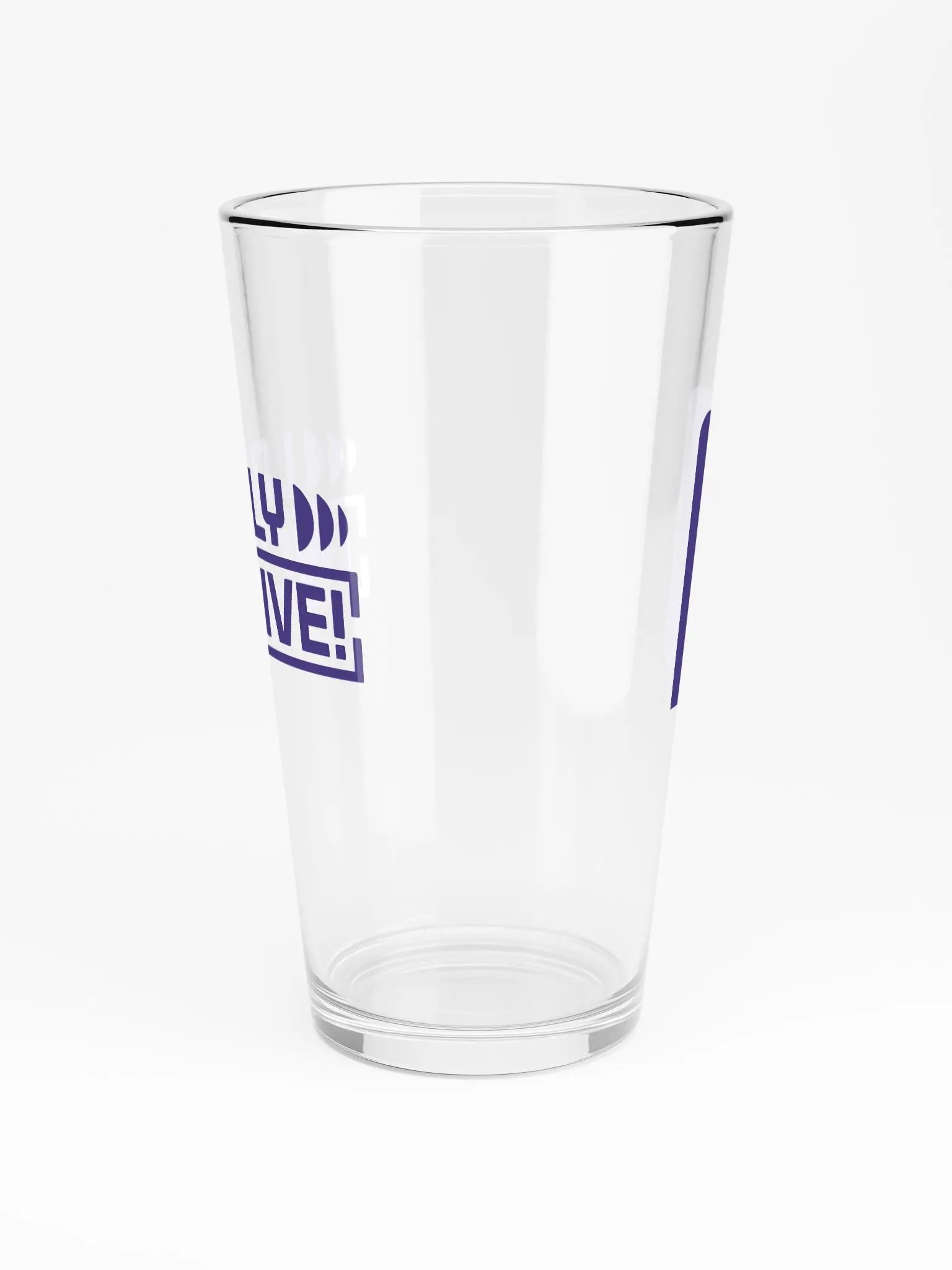 Purple Logo Pint Glass product image (3)