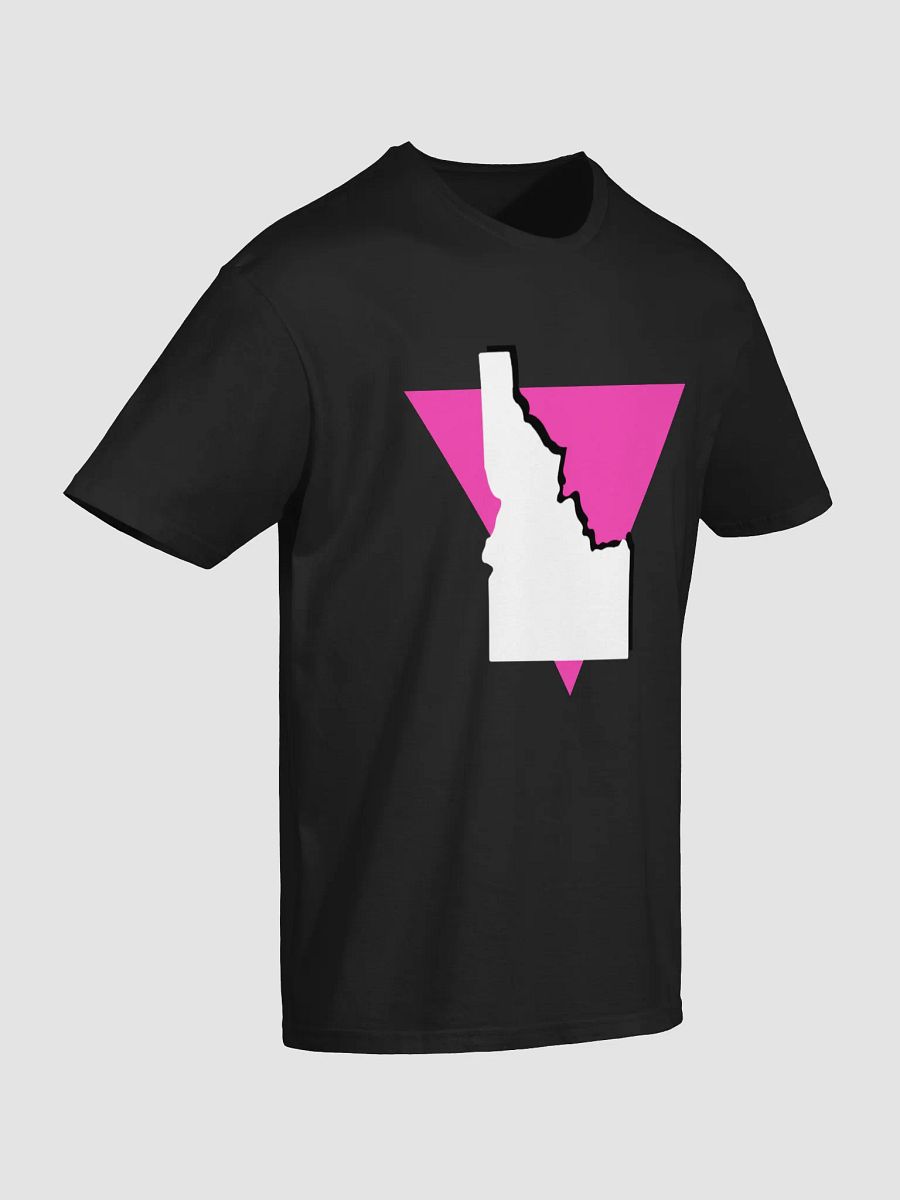 "PINK TRIANGLE" dark t-shirt product image (4)
