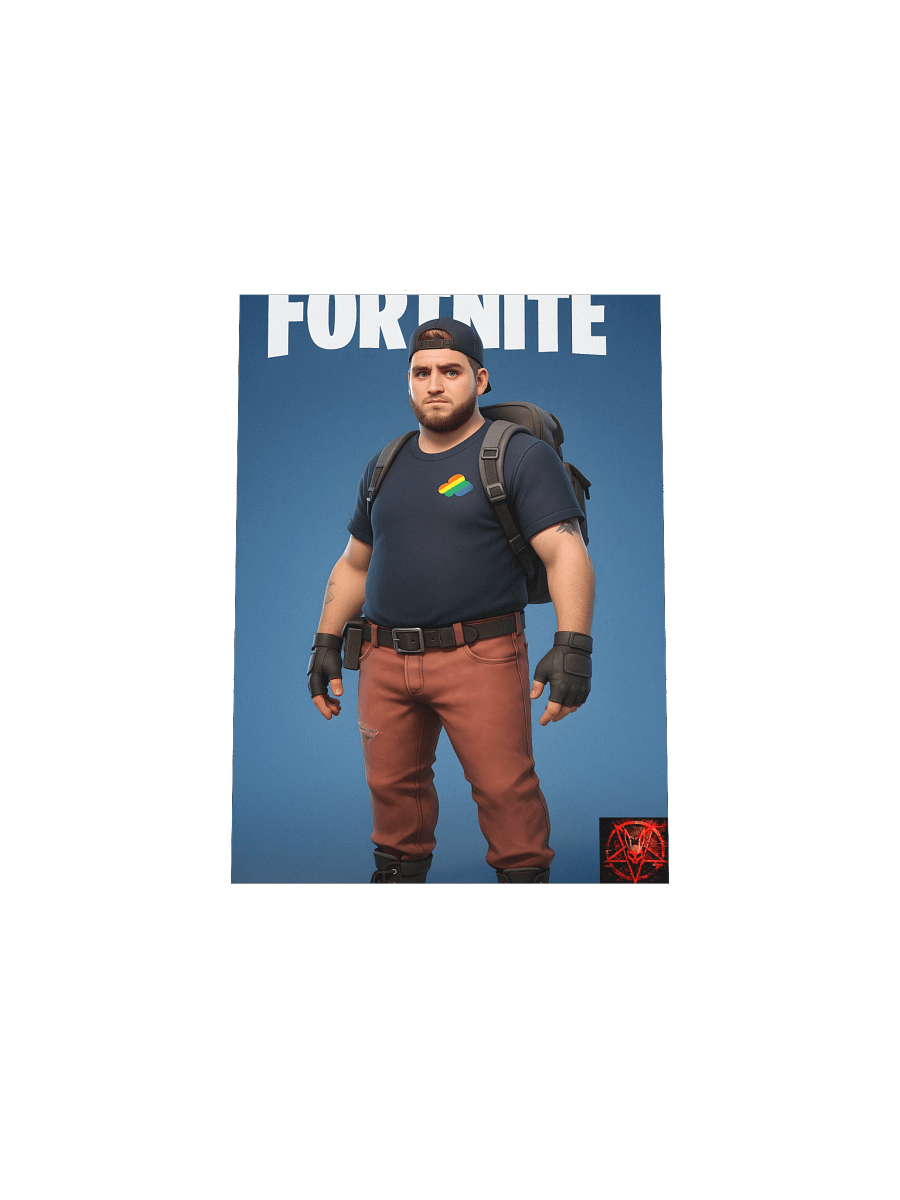 Stylized Fortnite THUMP Icon Skin Poster product image (4)