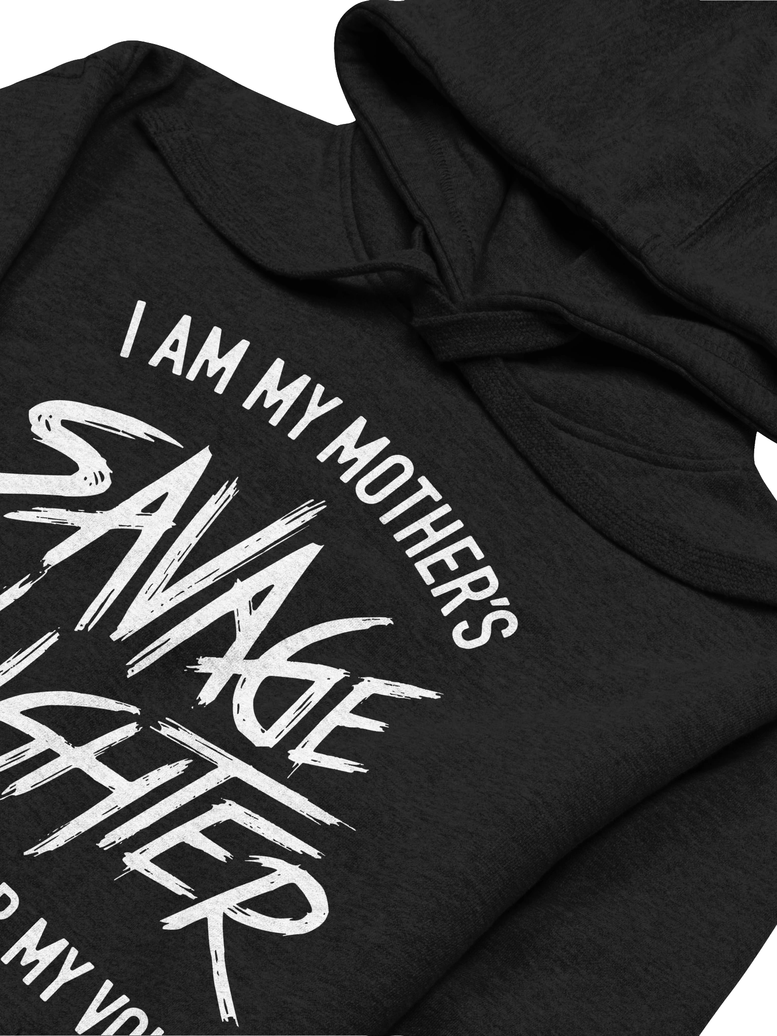 Savage Daughter Premium Hoodie (white print) product image (2)