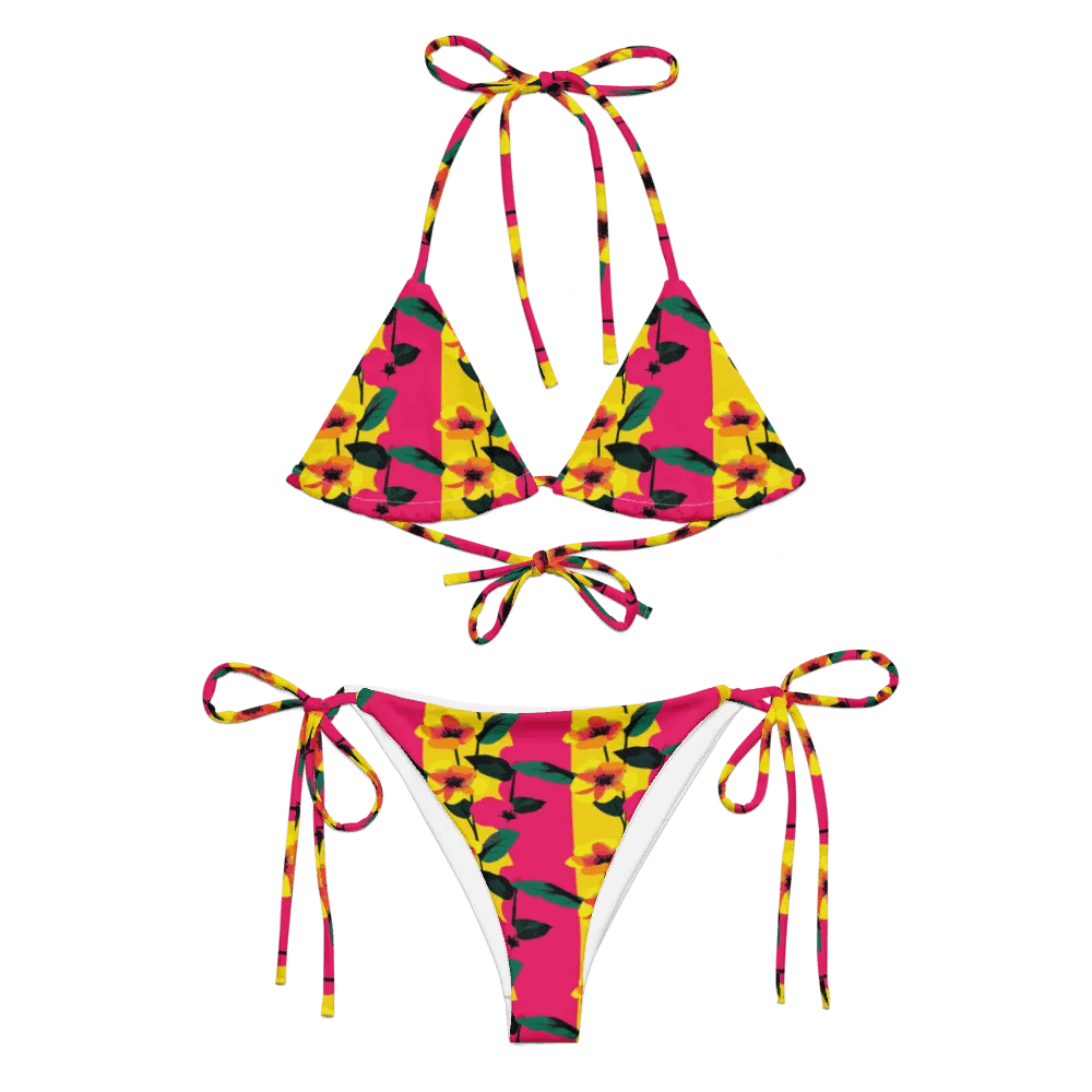 Bloom Striped Sunshine Bikini Set product image (1)