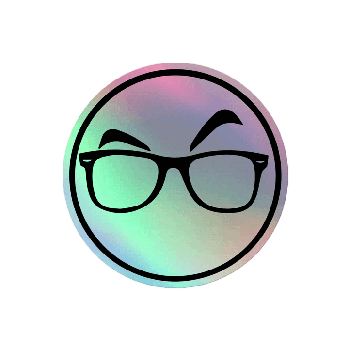 Brows Logo Holo Sticker product image (2)