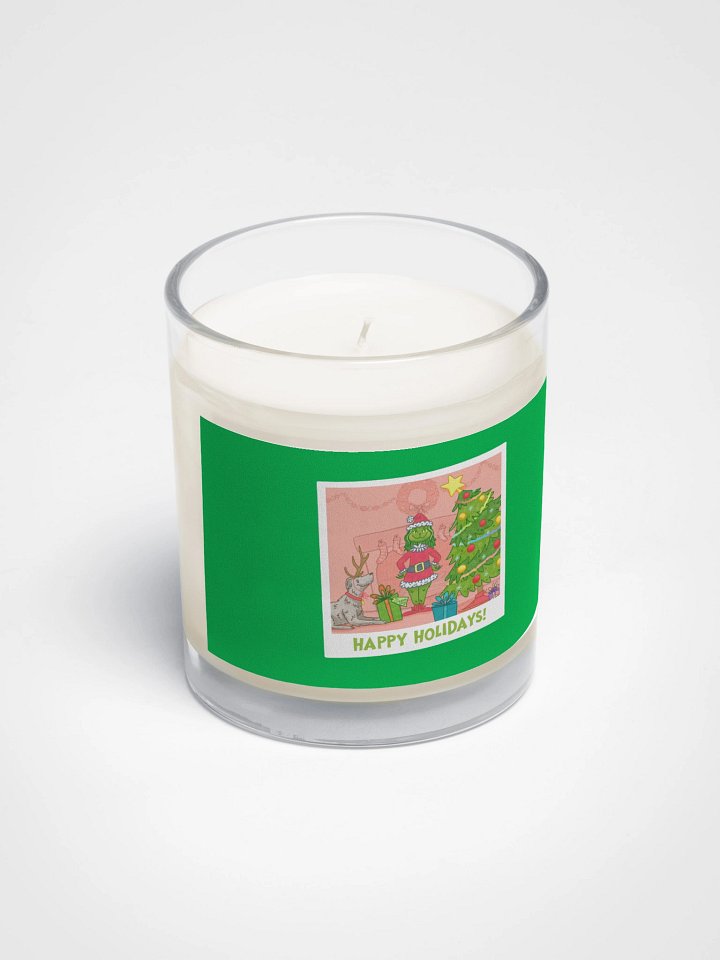 Grinch Liz Happy Holidays Candle product image (2)